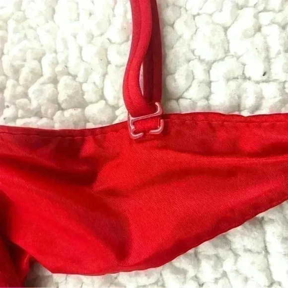 Victoria’s Secret Very Sexy Red Pad Push Up Lace Removable Straps Bra Size 32D - Picture 11 of 13